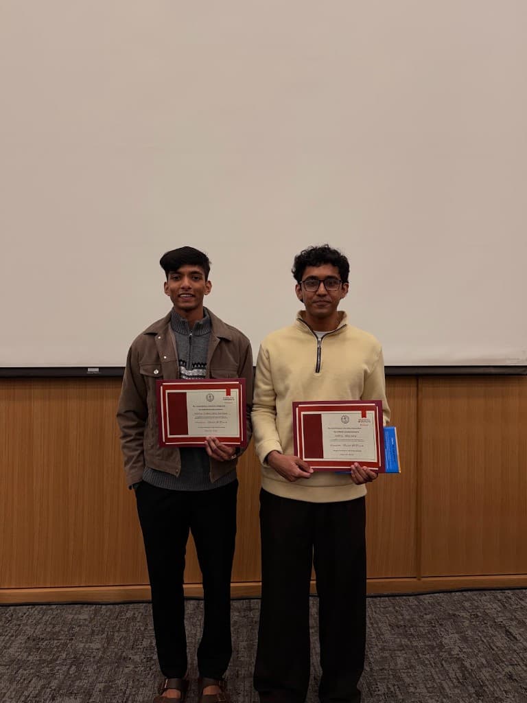Bringing Sarva back to the Dickinson community as a finalist.