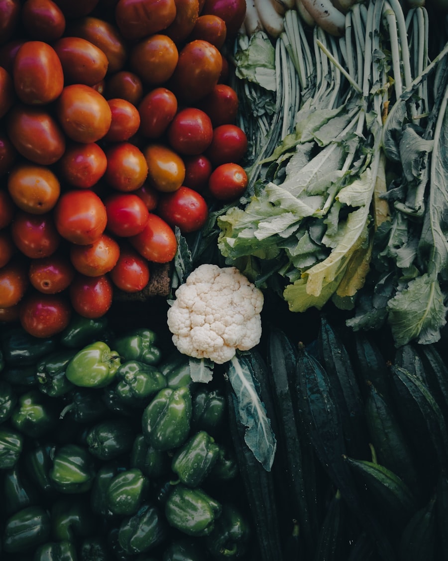 Fresh produce at a neighborhood grocery market