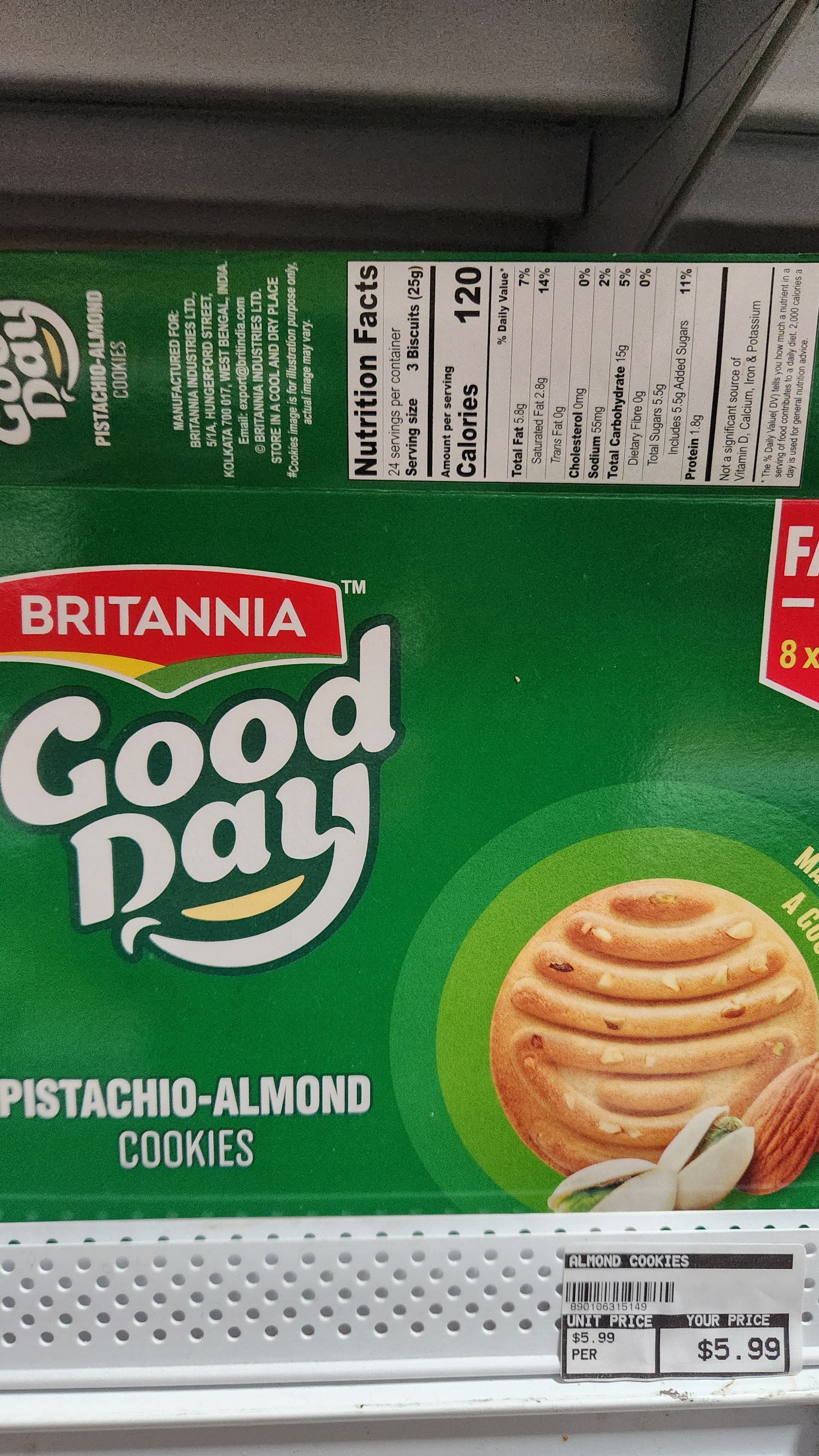 Good Day Pistachio-Almond Cookies